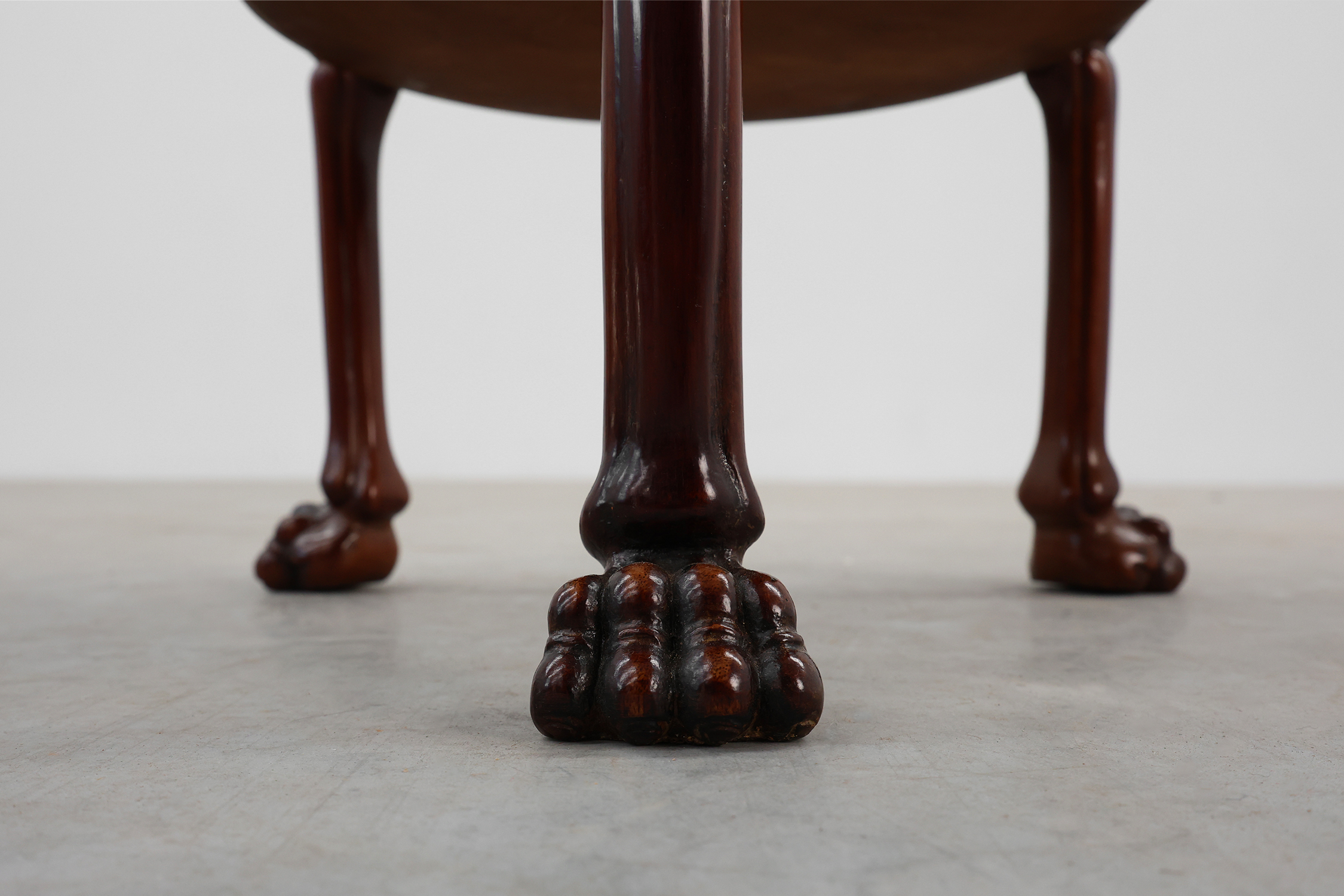 French Empire Side Table in Carved Wood, circa 1850thumbnail